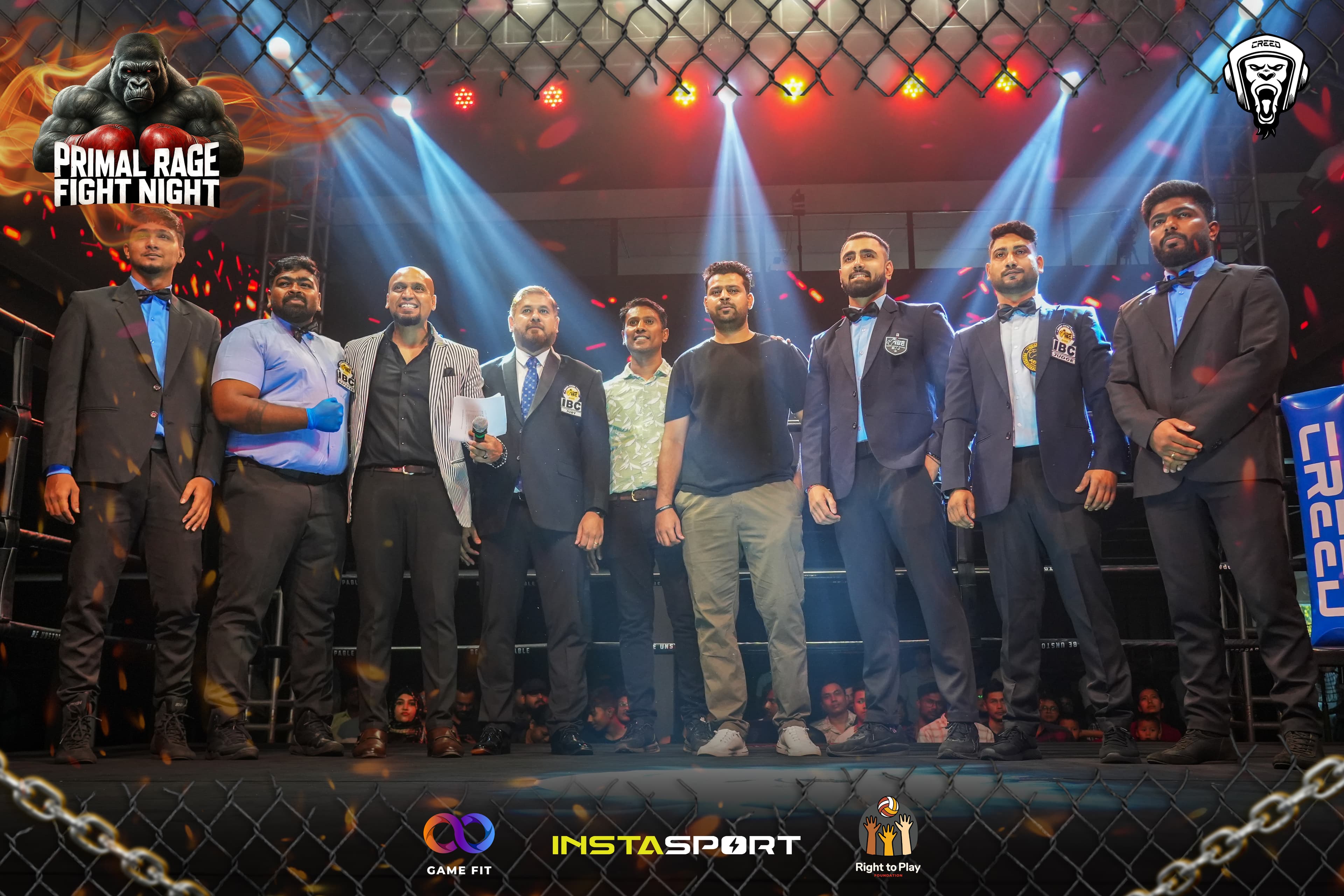A professionally managed sports event at GameFit